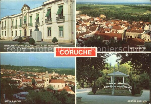 Ribatejo Coruche Monumento ao Major Luis Vista p