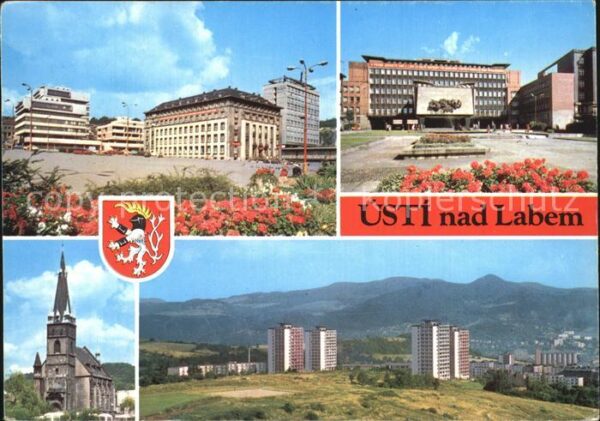 Usti nad Labem Mirove namesti KNV Kostel sa sikmou vez