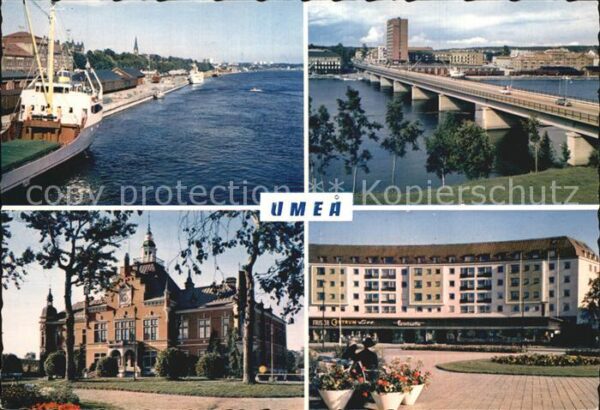Umea Panorama Brücke Teilansichten