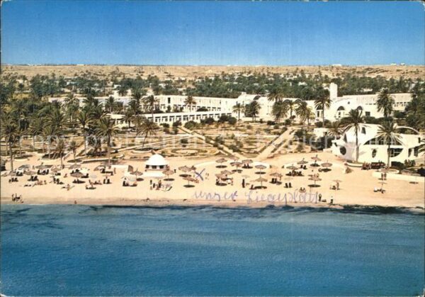 Zarzis Hotel Sidi Saad Strand Fliegeraufnahme
