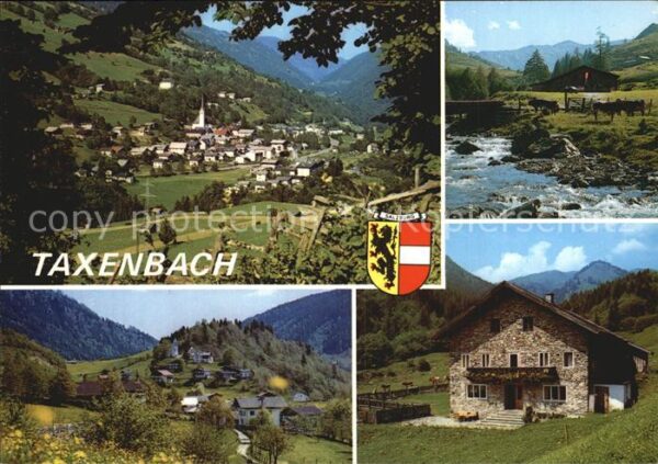 Taxenbach mit Eschenau Ziegelhütte und Oberhausal