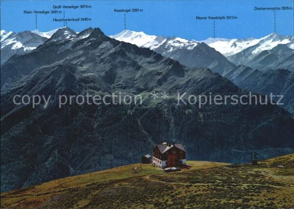 Neukirchen Grossvenediger Wildkogelhaus Venedigergruppe Fliegerau