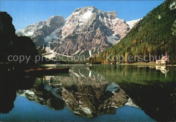 Dolomiti Lago di Braies Croda del Becco