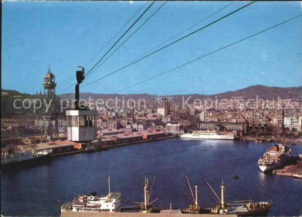 Barcelona Cataluna Puerto y transbordador