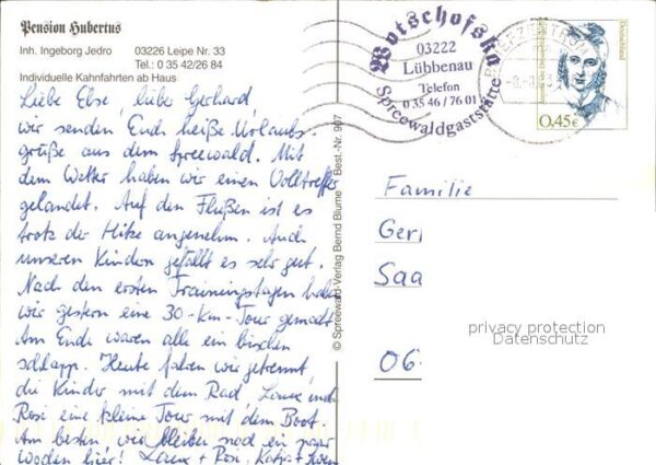 Leipe Pension Hubertus Spreewald – Bild 2