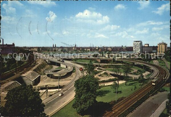 Mannheim Auffahrt zur Rheinbrücke