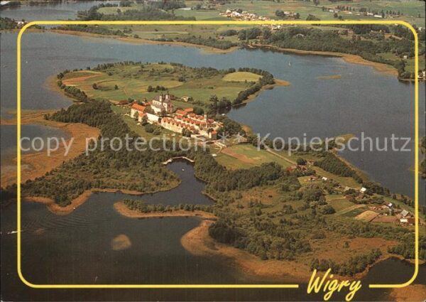 Polen Fliegeraufnahme Kloster Wigry