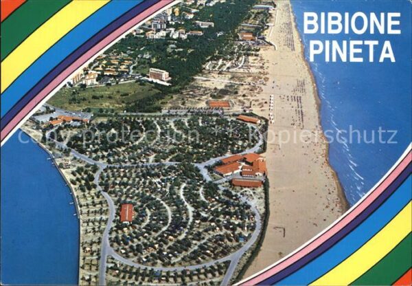 Bibione Fliegeraufnahme Pineta
