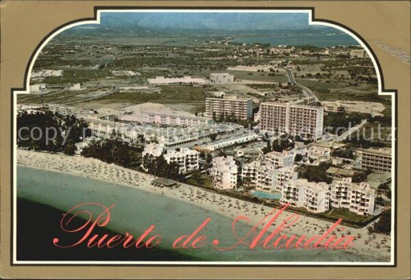 Alcudia Mallorca Fliegeraufnahme mit Strand