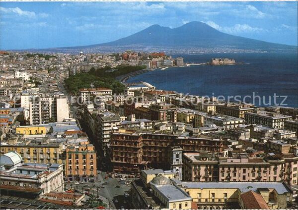 Napoli Neapel Fliegeraufnahme