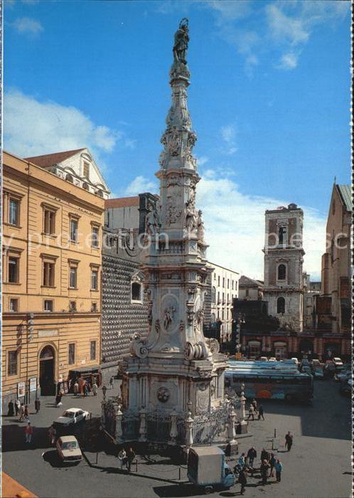 Napoli Neapel Piazza del Gesu Nuovo