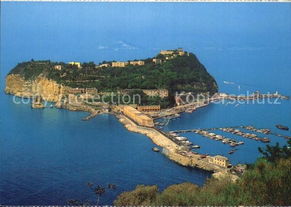 Napoli Neapel Fliegeraufnahme Posillipo Nisida