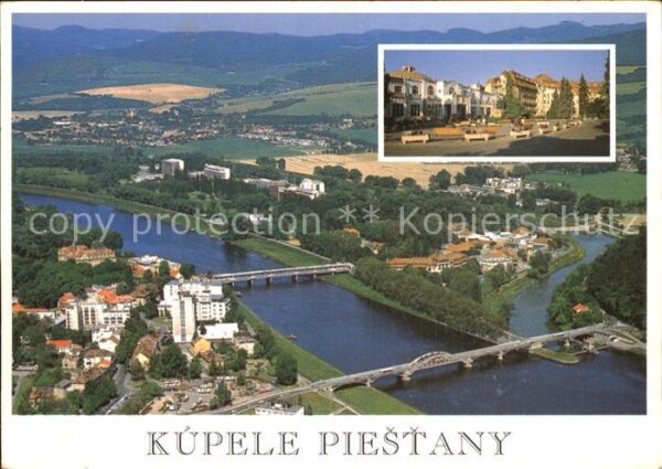 Piestany Fliegeraufnahme Kupele Irma