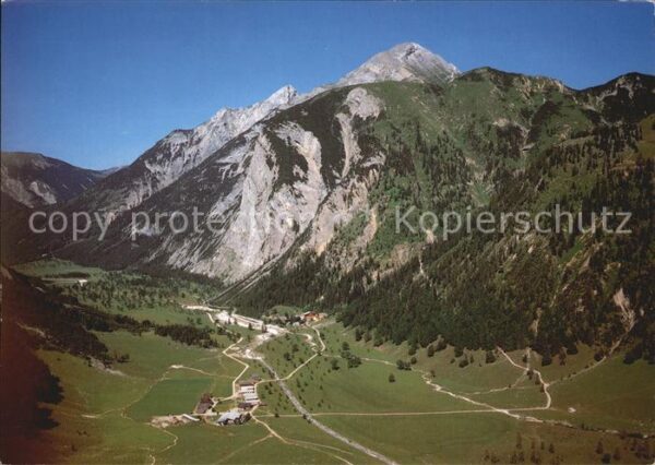 Stans Tirol Alpengasthof Binsalm Fliegeraufnahme