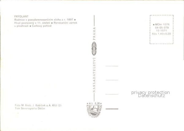 Frydlant Schloss Rathaus – Bild 2