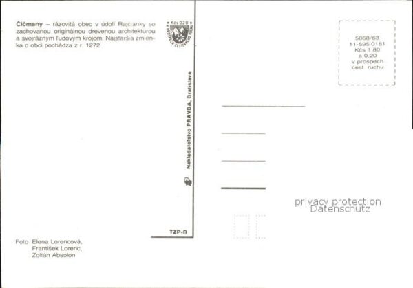 Cicmany Tracht Flötenspieler – Bild 2