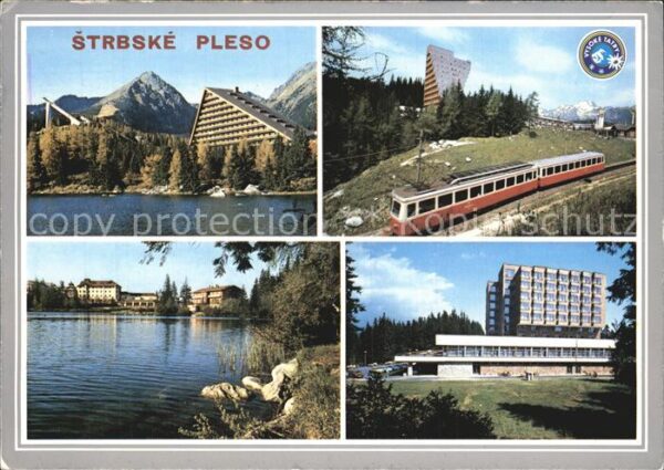 Strbske Pleso Seepartie Hotel Patria und Panorama Spr