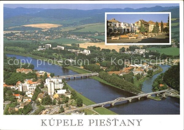 Piestany Fliegeraufnahme Kupele Piestany