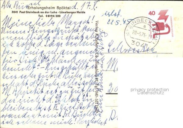Steinbeck Luhe Erholungsheim Spöcktal – Bild 2