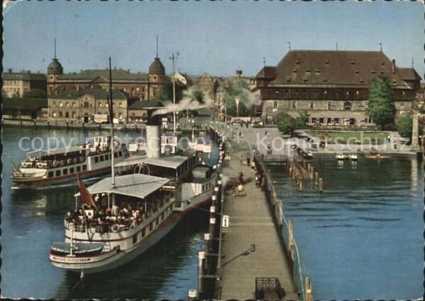 Konstanz Bodensee Hafen und Konzil
