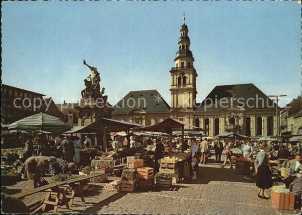 Mannheim Rathaus Markt