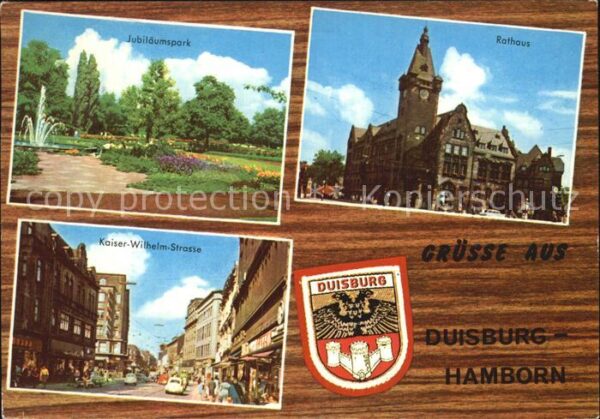 Duisburg Ruhr Rathaus Jubläumspark Kaiser-Wilhelm-Str