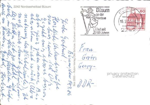 Buesum Nordseebad Leuchtturm Fischereihafen Mühle – Bild 2