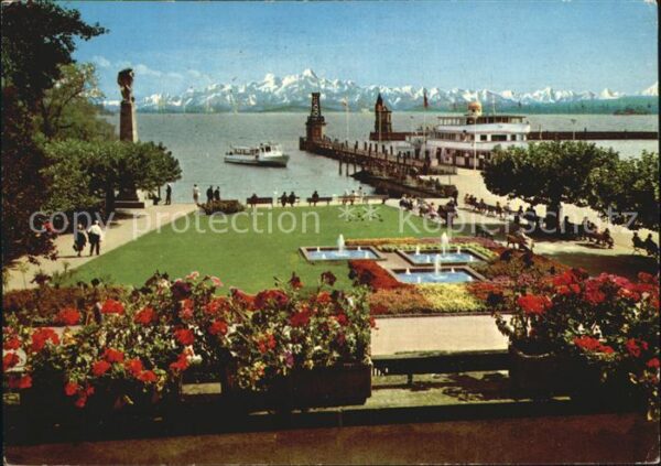 Konstanz Bodensee Konzilterrasse Hafen