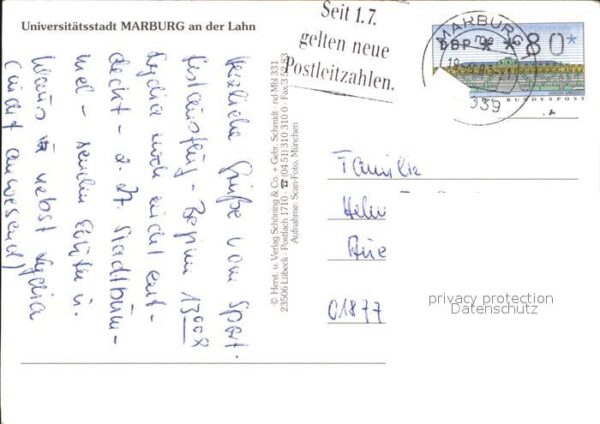 Marburg Lahn Fliegeraufnahme – Bild 2
