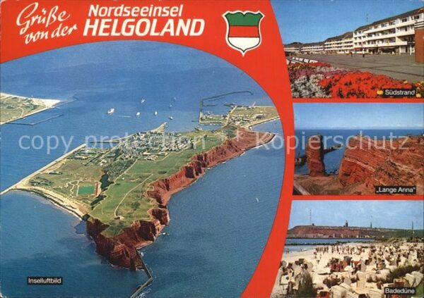 Helgoland Lange Anna Südstrand Badedüne