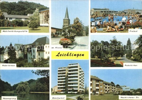 Leichlingen Rheinland Freibad Mädchenbildungsstätte Büscherho