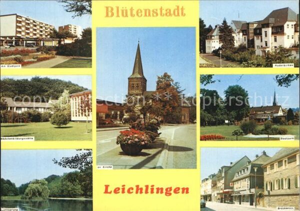Leichlingen Rheinland Stadtpark Kirche