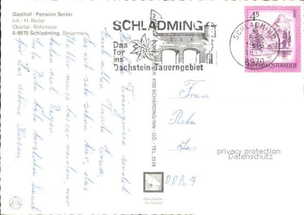 Rohrmoos Schladming Pension Seiter – Bild 2