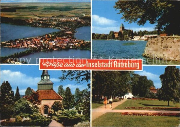 Ratzeburg Kapelle Park Fliegeraufnahme
