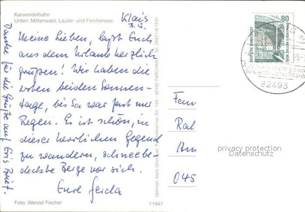 Karwendelbahn Mittenwald Lauter-und Ferchensee – Bild 2