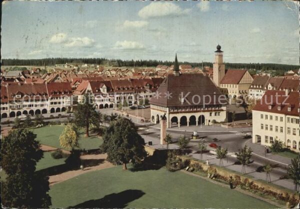 Freudenstadt Marktplatz Stadt-und Rathaus