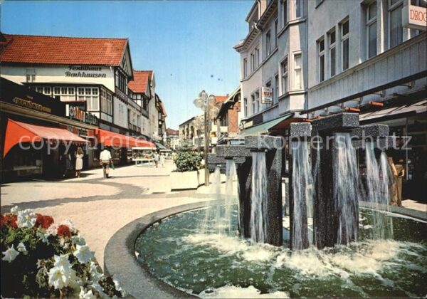 Salzuflen Bad Fussgängerzone Lange Strasse