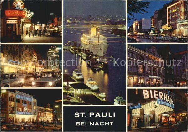 St Pauli Reeperbahn Landungsbrücken Bierhaus bei