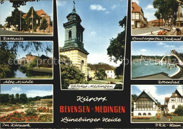Bevensen Bad Kloster Mendingen Rathaus Alte Mühle Ku