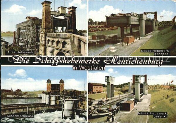 Henrichenburg Schiffshebewerk Altes Hebewerk Schachtschleuse Neues He