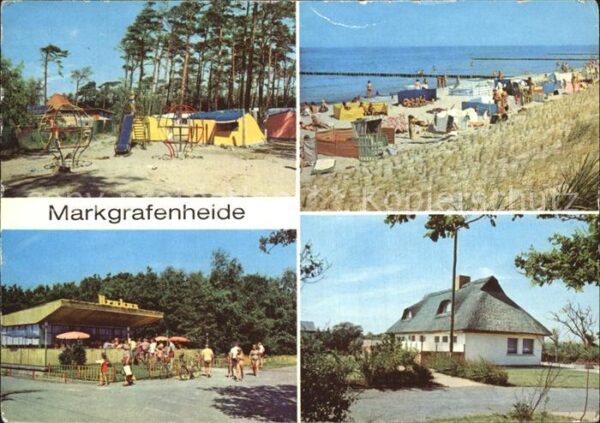 Markgrafenheide Rostock Zeltplatz Strand Gaststätte Krakus Am S