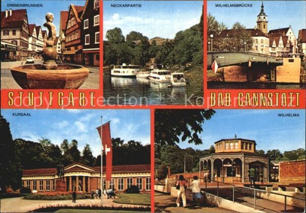 Bad Cannstatt Erbsenbrunnen Kursaal Wilhelma Wilhelms
