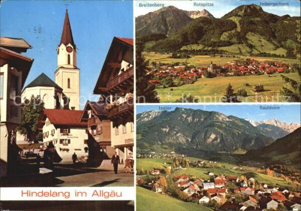 Hindelang Teilansicht Breitenberg Rotspitze Imber