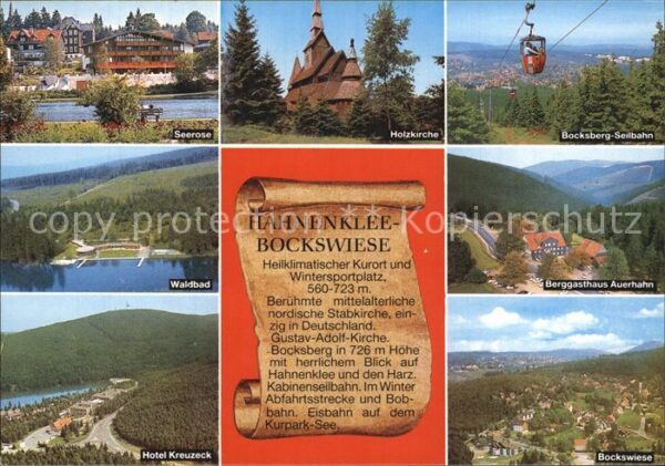 Hahnenklee-Bockswiese Harz Seerose Waldbad Hotel Kreuzeck Bocksber