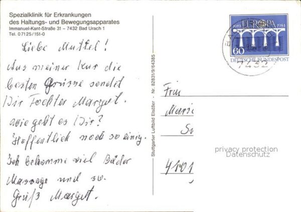 Bad Urach %fa Klinik Hohenurach – Bild 2
