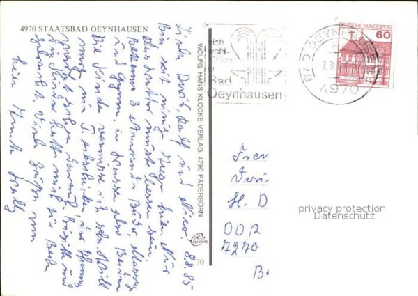 Bad Oeynhausen Kurklinik am Park Wandelhalle Heimatmus – Bild 2