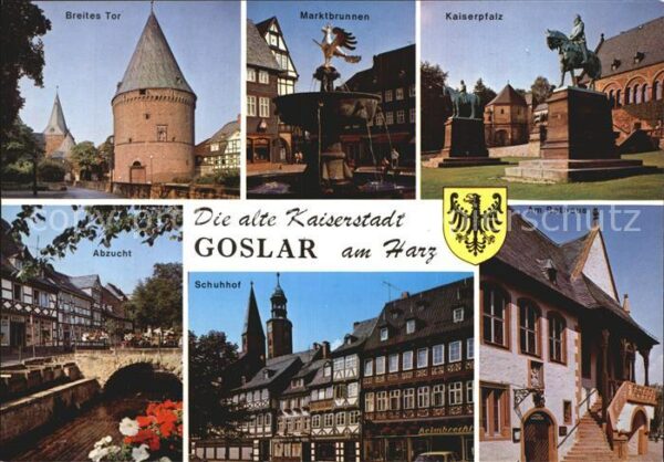 Goslar Breites Tor Abzucht Schuhhof Rathaus Ka