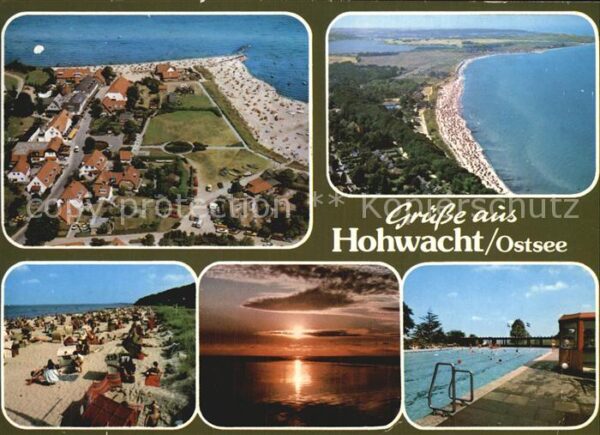 Hohwacht Ostseebad Strand Schwimmbad Fliegeraufnahme