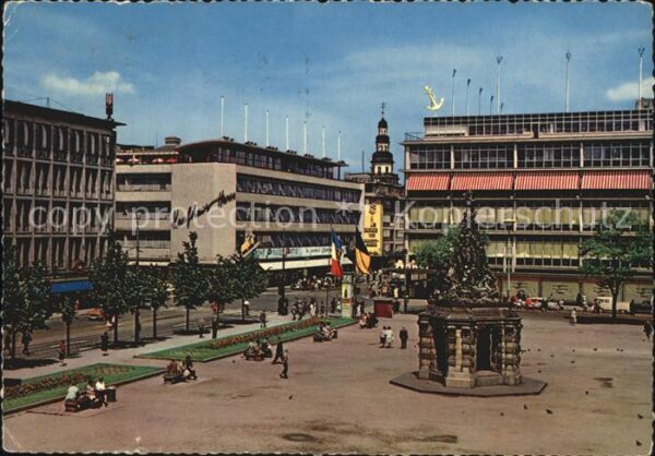 Mannheim Paradeplatz Grupello-Brunnen