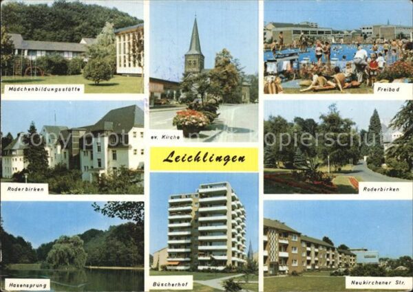 Leichlingen Rheinland Freibad Roderbirken Mädchenbildungsstät